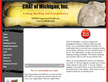 Tablet Screenshot of chatofmichigan.com